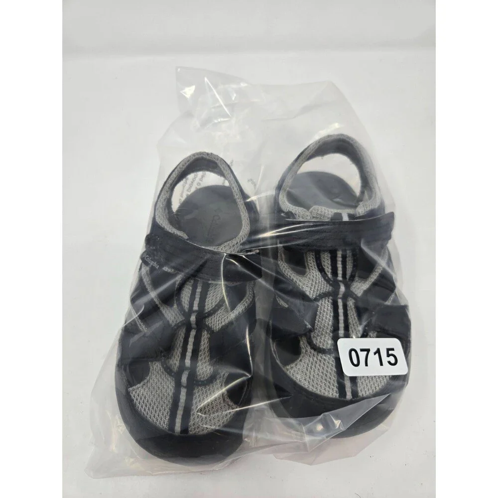 Columbia Toddler Boys Fisherman Sandals Sz 11 Black Gray Outdoor Water Shoes